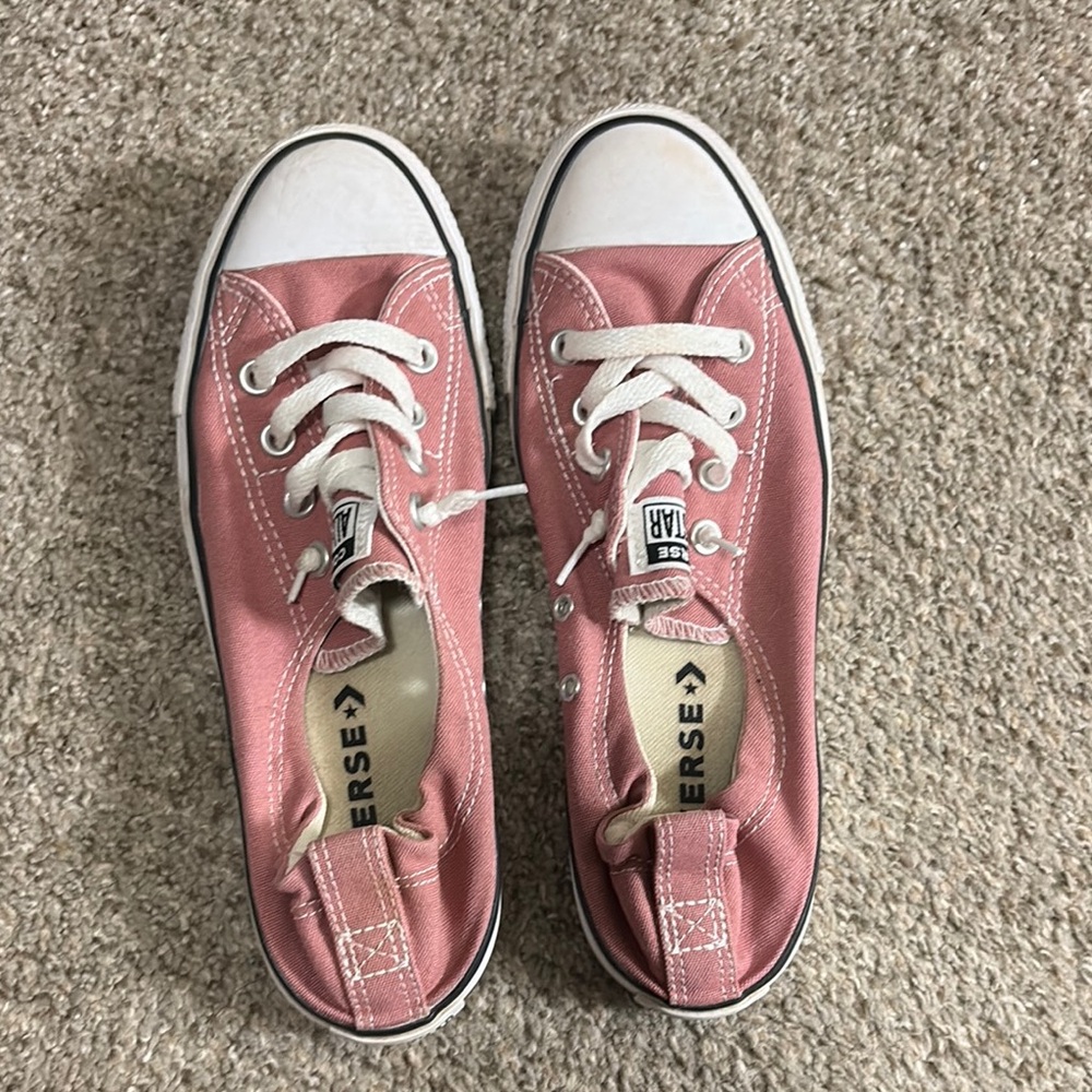 Converse Dusty Pink Canvas Sneakers